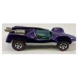 1969 REDLINE Hot Wheels "Mantis" Transparent Purple With Button Super Nice Condition