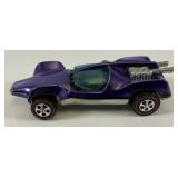 1969 REDLINE Hot Wheels "Mantis" Transparent Purple With Button Super Nice Condition
