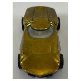 1968 REDLINE Hot Wheels "Turbofire" Transparent Gold With Button Nice Condition