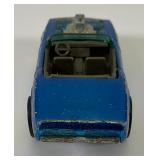 1969 REDLINE Hot Wheels "Light-My-Firebird" Transparent Blue Good Condition