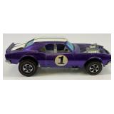 1969 REDLINE Hot Wheels "Heavy Chevy" Transparent PurpleNice Condition