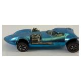 1968 REDLINE Hot Wheels "Twinmill" Transparent Light Blue With Button Nice Condition
