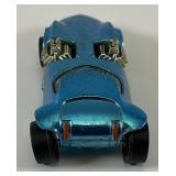 1968 REDLINE Hot Wheels "Twinmill" Transparent Light Blue With Button Nice Condition