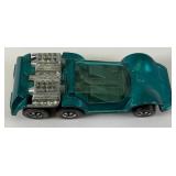 1970 REDLINE Hot Wheels "Six Shooter " Transparent Aqua Nice Condition