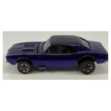 1967 REDLINE Hot Wheels "Custom Camaro" With button Tranparent Purple Nice Condition