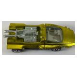 1969 REDLINE Hot Wheels "Hairy Hauler"  Transparent Yellow With Button Very Nice Condition