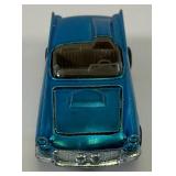 1968 REDLINE Hot Wheels " 57 - Bird Classic" With Button Transparent Baby Blue Nice Condition