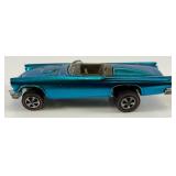 1968 REDLINE Hot Wheels " 57 - Bird Classic" With Button Transparent Baby Blue Nice Condition