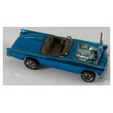 1968 REDLINE Hot Wheels " 57 - Bird Classic" With Button Transparent Baby Blue Nice Condition