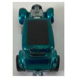 1968 REDLINE Hot Wheels "32 Ford Vicky Classic" Transparent Aqua With Button Really Nice Condition
