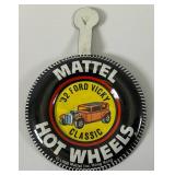 1968 REDLINE Hot Wheels "32 Ford Vicky Classic" Transparent Aqua With Button Really Nice Condition