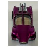 1969 REDLINE Hot Wheels "Mantis" Transparent Plum Purple With Button Super Nice Condition (Tab Missing On Button)