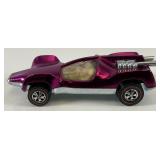 1969 REDLINE Hot Wheels "Mantis" Transparent Plum Purple With Button Super Nice Condition (Tab Missing On Button)