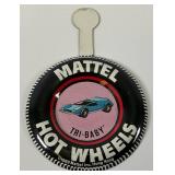 1969 REDLINE Hot Wheels "Tri-Baby" Transparent Aplple Green With Button Really Nice Condition