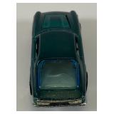 1969 REDLINE Hot Wheels "Maserati Mistral" Transparent Dark Aqua With Buttton Very Nice Condition