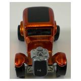 1968 REDLINE Hot Wheels "32 Ford Vicky Classic" Transparent Orange With Button Really Nice Condition