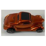 1968 REDLINE Hot Wheels "Classic 36 Ford Coupe" Transparent Orange With Button Very Nice Condition