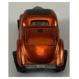 1968 REDLINE Hot Wheels "Classic 36 Ford Coupe" Transparent Orange With Button Very Nice Condition