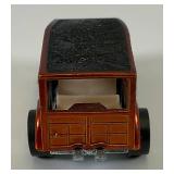1968 REDLINE Hot Wheels "Classic 31 Ford Woodie" Transparent Orange With Button Nice Condition