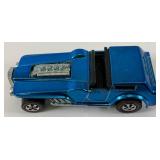 1970 REDLINE Hot Wheels "The Hood" Transparent Blue With Button Super Nice Condition