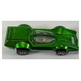 1970 REDLINE Hot Wheels "Bugeye" Transparent Green With Button Super Nice Condition