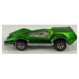 1970 REDLINE Hot Wheels "Bugeye" Transparent Green With Button Super Nice Condition