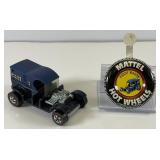 1969 REDLINE Hot Wheels "Paddy Wagon" Navy Blue With Button Very Nice Condition