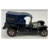 1969 REDLINE Hot Wheels "Paddy Wagon" Navy Blue With Button Very Nice Condition