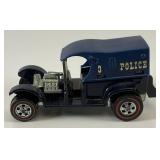 1969 REDLINE Hot Wheels "Paddy Wagon" Navy Blue With Button Very Nice Condition