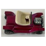 1968 REDLINE Hot Wheels "Hot Heap" Transparent Magenta With Button Very Nice Condition