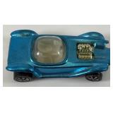 1968 REDLINE Hot Wheels "Beatnik Bandit" Transparent Baby Blue With Button Very Nice Condition