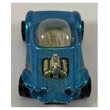 1968 REDLINE Hot Wheels "Beatnik Bandit" Transparent Baby Blue With Button Very Nice Condition