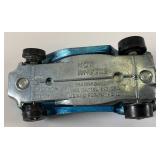 1968 REDLINE Hot Wheels "Beatnik Bandit" Transparent Baby Blue With Button Very Nice Condition