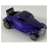 1968 REDLINE Hot Wheels "Classic 36 Ford Coupe" Transparent Purple With Button Very Nice Condition