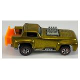 1970 REDLINE Hot Wheels "Short Order" Transparent Yellow Super Nice Condition