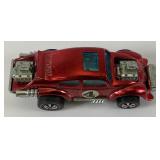 1970 REDLINE Hot Wheels "Evil Weevil" Transparent Red With Button Super Nice Condition