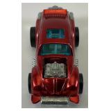 1970 REDLINE Hot Wheels "Evil Weevil" Transparent Red With Button Super Nice Condition
