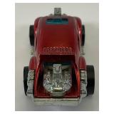 1970 REDLINE Hot Wheels "Evil Weevil" Transparent Red With Button Super Nice Condition