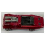 1969 REDLINE Hot Wheels "Peeping Bomb" Transparent Red With Button Nice Condition