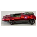 1969 REDLINE Hot Wheels "Peeping Bomb" Transparent Red With Button Nice Condition