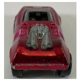 1969 REDLINE Hot Wheels "Peeping Bomb" Transparent Red With Button Nice Condition
