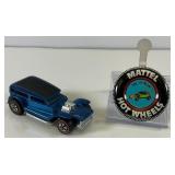 1969 REDLINE Hot Wheels "The Demon" Transparent Blue With Button Very Nice Condition