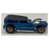 1969 REDLINE Hot Wheels "The Demon" Transparent Blue With Button Very Nice Condition
