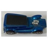 1969 REDLINE Hot Wheels "The Demon" Transparent Blue With Button Very Nice Condition