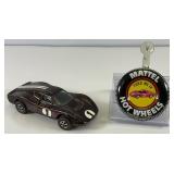 1968 REDLINE Hot Wheels "Ford MK IV" Transparent Dark Brown With Button Super Nice Condition