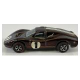 1968 REDLINE Hot Wheels "Ford MK IV" Transparent Dark Brown With Button Super Nice Condition