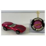 1968 REDLINE Hot Wheels "Torero" Transparent Magenta With Button Super Nice Condition