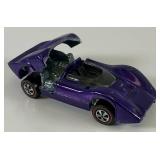 1968 REDLINE Hot Wheels "Mclaren M6A" Transparent Purple With Button Nice Condition