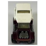 1969 REDLINE Hot Wheels "Power Pad" Transparent Dark Plum With Button Really Nice Condition