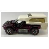 1969 REDLINE Hot Wheels "Power Pad" Transparent Dark Plum With Button Really Nice Condition